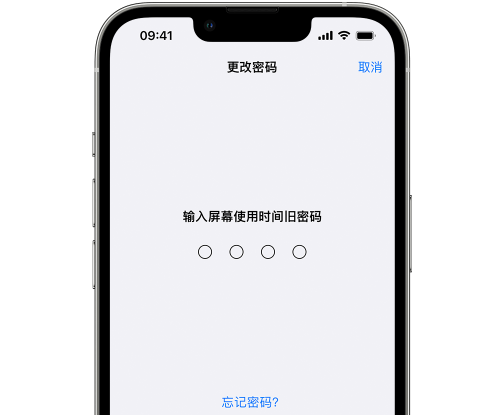 兰陵iPhone屏幕维修分享iPhone屏幕使用时间密码忘记了怎么办 