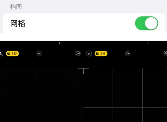 兰陵苹果手机维修网点分享iPhone如何开启九宫格构图功能
