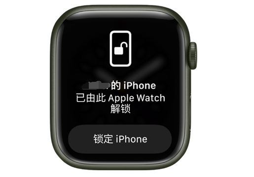 兰陵苹果手机维修分享用 AppleWatch 解锁配备面容 ID 的 iPhone方法 