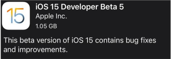 兰陵苹果手机维修分享如何升级到iOS15.0 beta5 